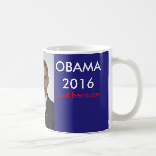 Caneca De Café Obama 2016 Só Porque