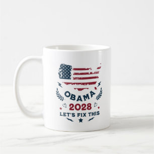 Caneca De Café Obama Para O Presidente Obama 2028 A Democracia Ga
