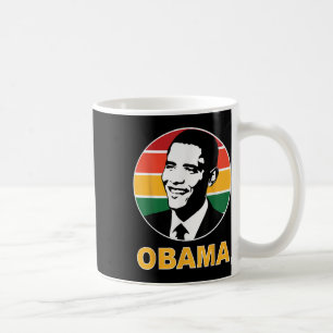 Caneca De Café Obama Retro Presidente Barack Obama Esperança Muda