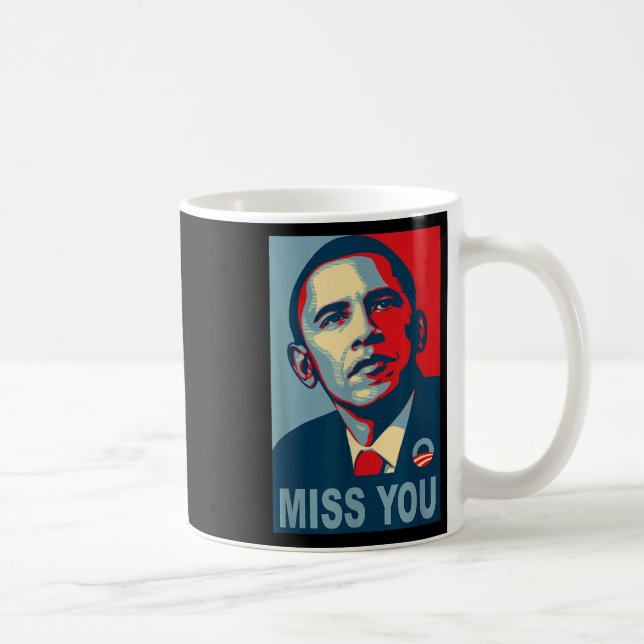 Caneca De Café Obama Sente Sua Camisa Política (Direita)