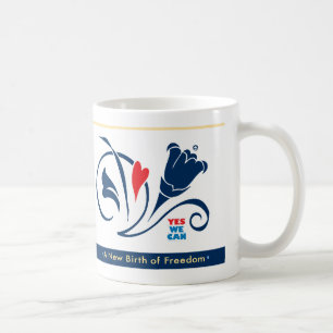 Caneca De Café Obama - SIM, NÓS POSSEMOS, Amor Floresce 20-01-09