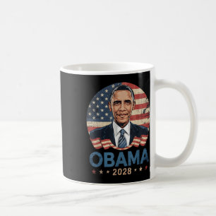 Caneca De Café Obama Vintage Presidente 2028 Obama _17