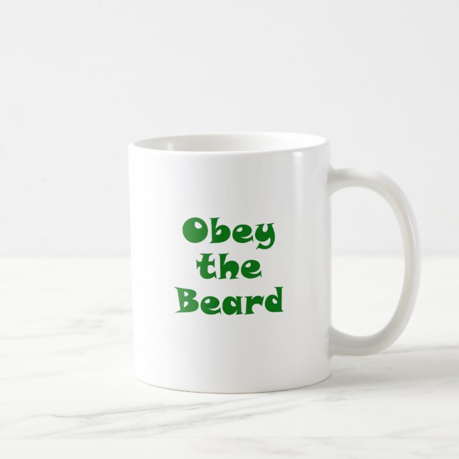 Caneca De Café Obedeça a barba (Direita)