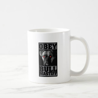 CANECA DE CAFÉ OBEDEÇA! BULLMASTIFF