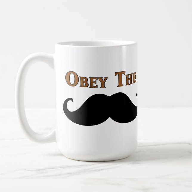 Caneca De Café Obedeça o bigode (Esquerda)