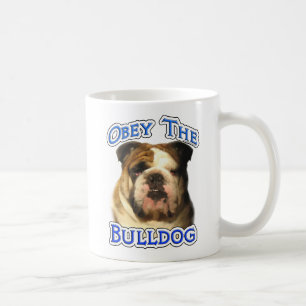 Caneca De Café Obedeça o buldogue