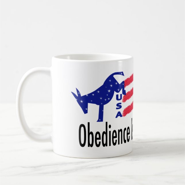 Caneca De Café Obediência Patriotismo (Esquerda)