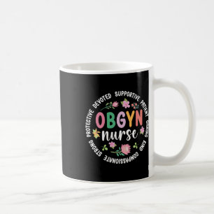 Caneca De Café Obgyn Enfermeira Apreciação Circular Obgyn Enferme