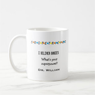 Caneca De Café Obgyn Mug, Personalizado Obstetra Obstetra, Superp
