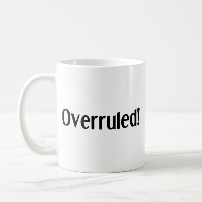 Caneca De Café Objeção e anulação (Esquerda)