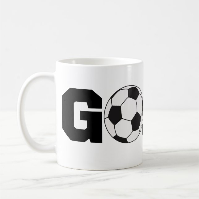 Caneca De Café Objetivo! Copo de café do futebol (Esquerda)