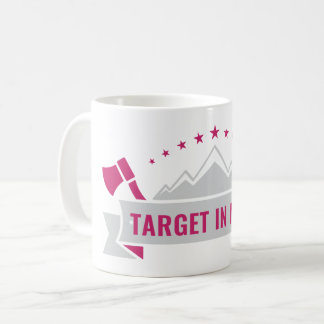 Caneca De Café Objetivo en mente | Target in mind