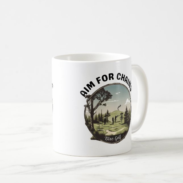 Caneca De Café Objetivo Para Cadeias (Frente Esquerda)