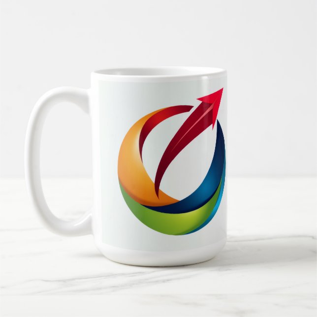 Caneca De Café Objetivo para Saúde Holística (Esquerda)