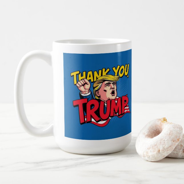 Caneca De Café Obrigado (Com Donut)