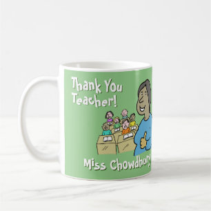 Caneca De Café Obrigado a uma professora asiática