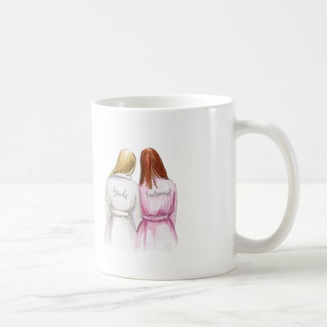 Caneca De Café OBRIGADO agredir o BM longo vermelho da noiva (Direita)