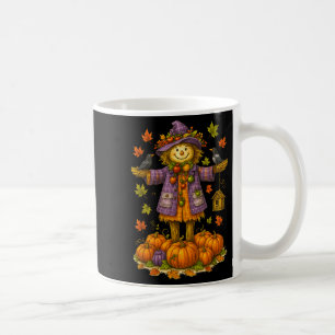 Caneca De Café Obrigado de Abóbora de outono de Scarecrow
