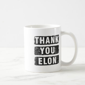 Caneca De Café Obrigado Elon