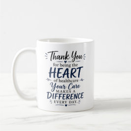 Caneca De Café Obrigado Enfermeira – Seu Cuidado Faz a Diferença