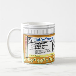 Caneca De Café Obrigado Farmácia