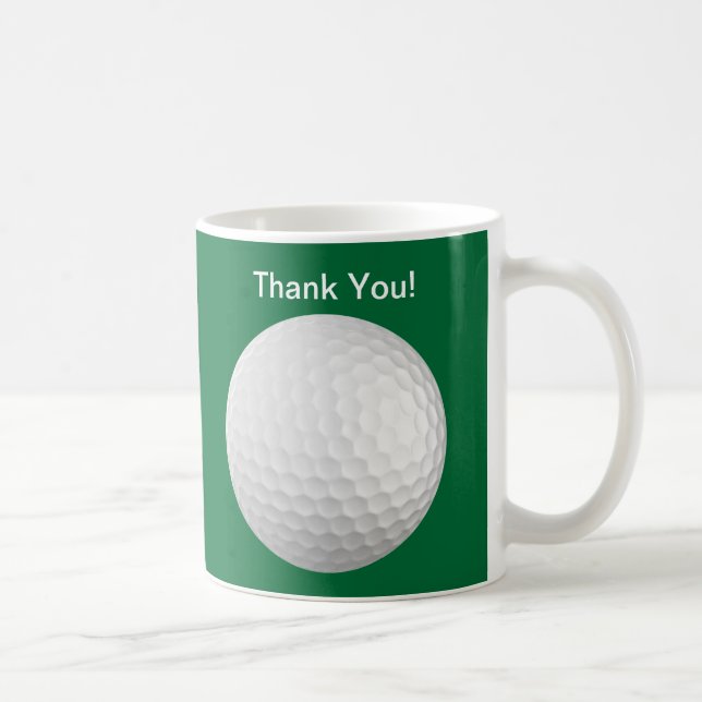 Caneca De Café Obrigado Golf presentes (Direita)