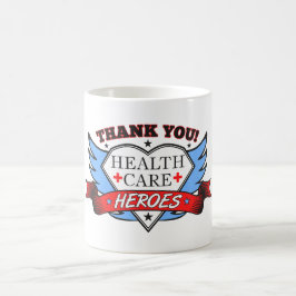 Caneca De Café Obrigado Heroes do Health Care