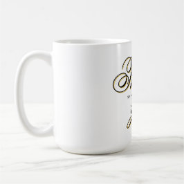 Caneca De Café Obrigado moderno personalizado