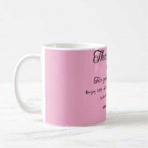 Caneca De Café Obrigado por adquirir detalhes comerciais da famíl