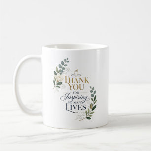 Caneca De Café Obrigado por Inspirar Tantas Vidas