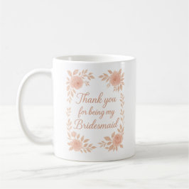 Caneca De Café Obrigado por ser minha dona de ponte - Bridesmaid.