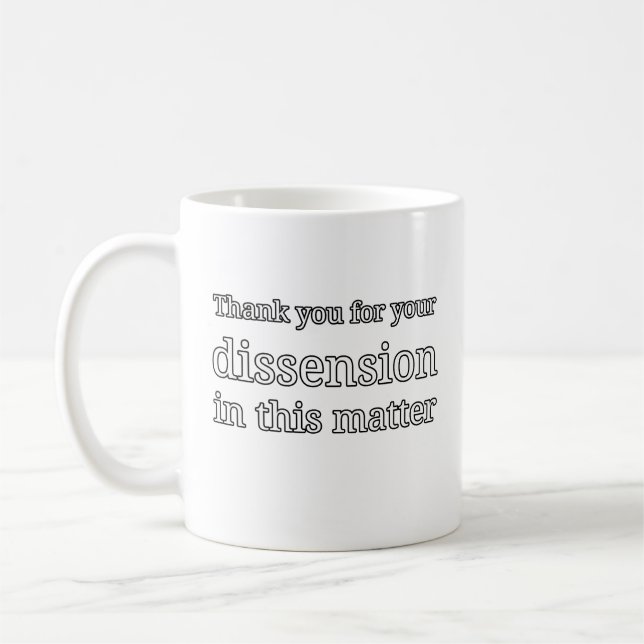 Caneca De Café Obrigado Por Sua Discórdia (Esquerda)