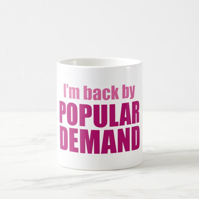 Caneca De Café Obrigado por voltar! (Centro)
