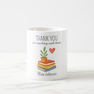 Caneca De Café Obrigado Professora - Presente De Apreciação Coraj