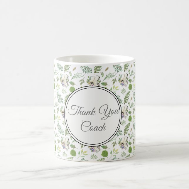 Caneca De Café Obrigado que do treinador do patinagem artística (Centro)