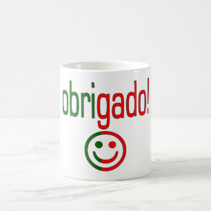 Caneca De Café Obrigado que português dos presentes você Obrigado