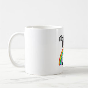 Caneca De Café Obrigado Rainbow NHS Workers Design