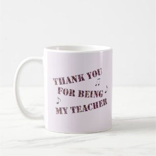 Caneca De Café Obrigado sendo minha apreciação do professor de