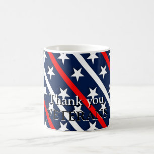 Caneca De Café Obrigado Veteranos