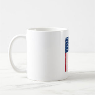 Caneca De Café Obrigado Veteranos Design de Vetor de Bandeira Ang