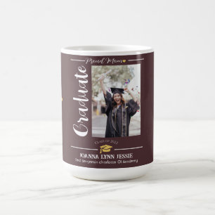 Caneca De Café Obrigados de Boné de ouro para graduação simples m