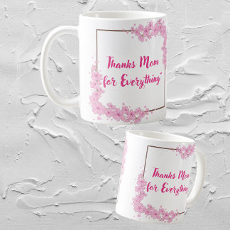 Caneca De Café "Obrigados Mãe por Tudo" Gift Mug