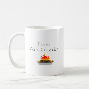 Caneca De Café Obrigados Marie Callender Queimando Coffee Mug
