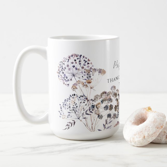 Caneca De Café Obrigados Para Me Ajudar A Cultivar Mug (Com Donut)