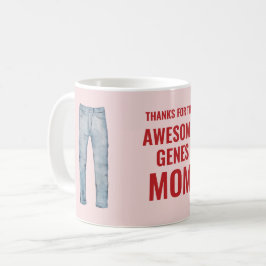 Caneca De Café Obrigados para o Dia de as mães da Mãe dos Genes I