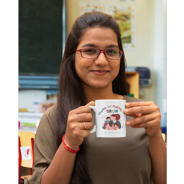 Caneca De Café Obrigados Para O Fazer Nós Crescemos A Apreciação  (Criador carregado)