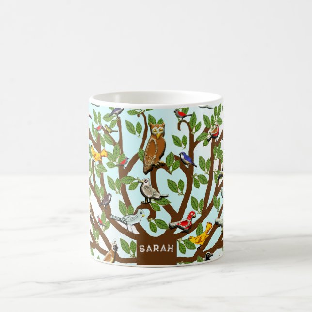 Caneca De Café Observador de pássaros (Centro)