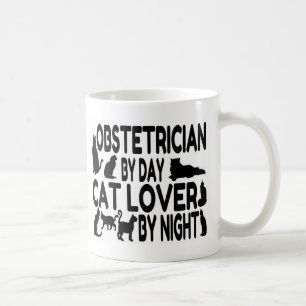 Caneca De Café Obstetrícia Cat Lover