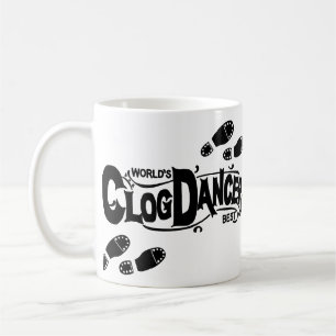 Caneca De Café Obstrução do dançarino da obstrução do vintage