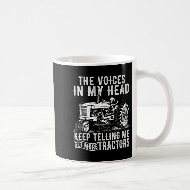 Caneca De Café Obtenha Mais Tratores Citações Engraçadas Condutor (Direita)